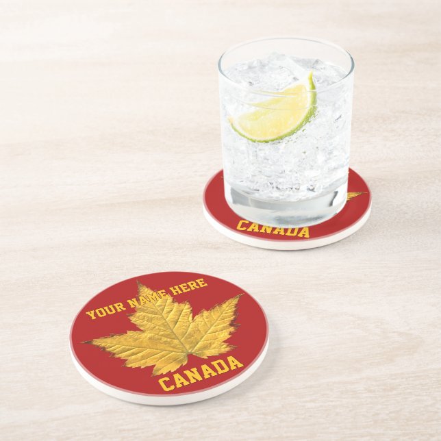 Canada Coaster Varsity Canada Team Coaster (Side)