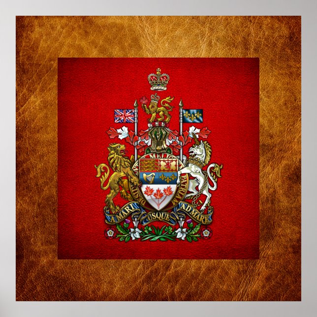 Canada: Coat of Arms Poster (Front)
