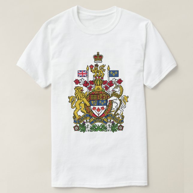 Canada Coat of Arms T-shirt (Design Front)