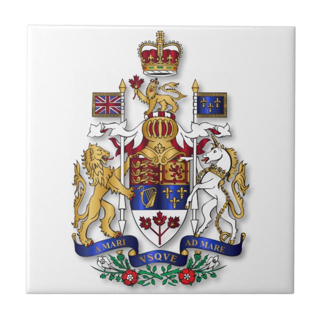 Canada coat of arms tile (Front)