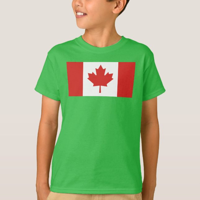 Canada Country Flag T-Shirt (Front)