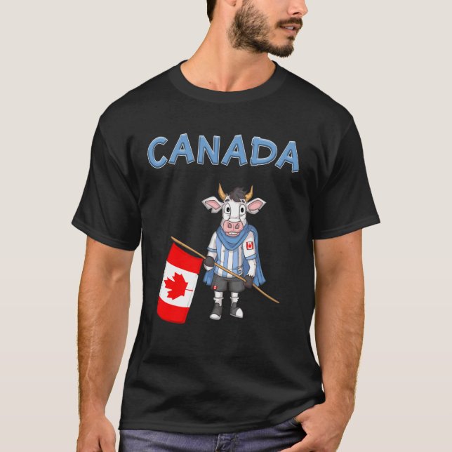 Canada CowCanada Fan T-Shirt (Front)