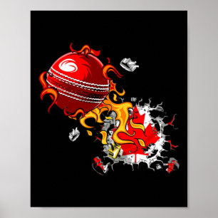 Canada Cricket Poster