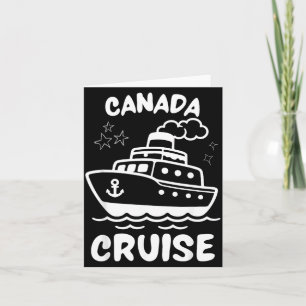 Canada Cruise Summer Vacation Reunion Cute Girls Card