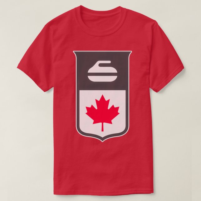 canada curling2 T-Shirt (Design Front)