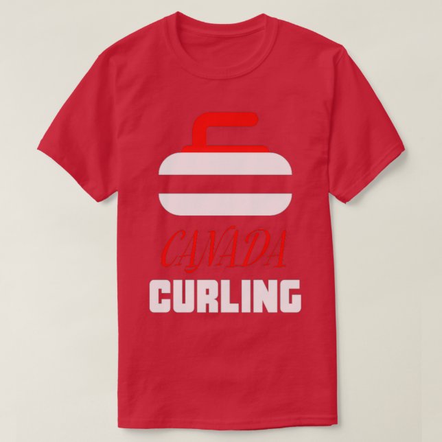 Canada Curling 19 T-Shirt (Design Front)
