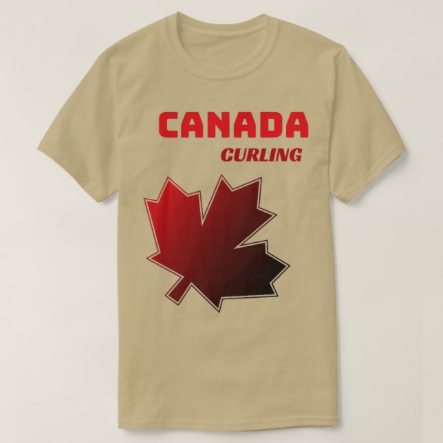 Canada Curling 24 T-Shirt (Design Front)