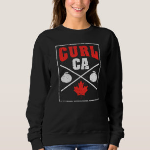 Canada Curling Team Canadian Curler Player Winter  Sweatshirt