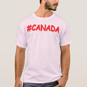  "#CANADA" Cute Expression Design. Buy Now T-Shirt