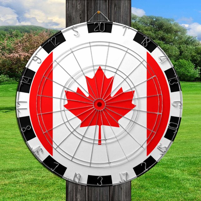 Canada Dartboard & Canadian Flag darts /game board (Creator Uploaded)