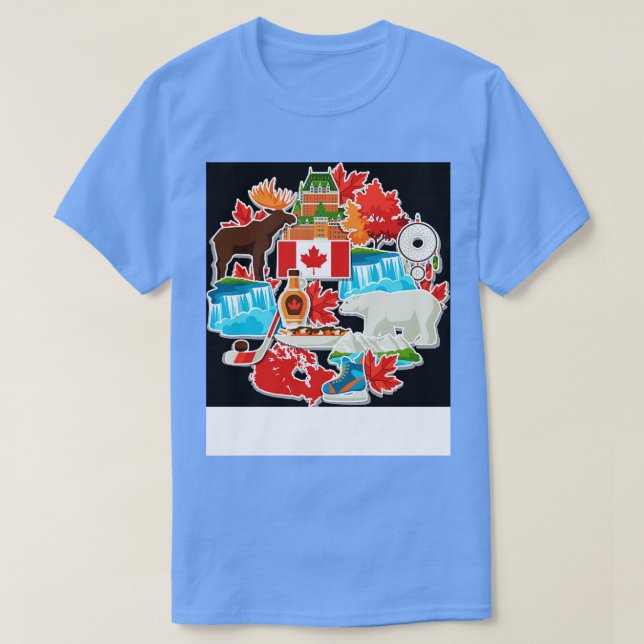 Canada Day (2)  T-Shirt (Design Front)