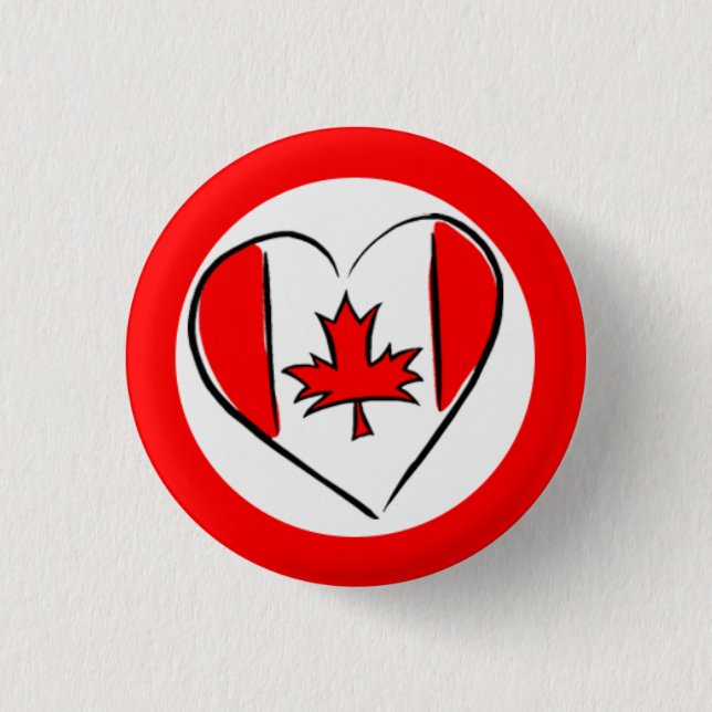 Canada Day! 3 Cm Round Badge (Front)