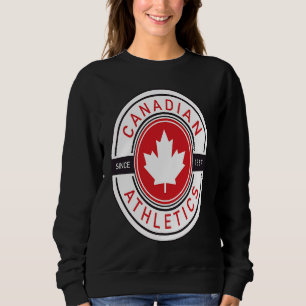 Canada Day Athletic Team Canada Flag Maple Leaf Sweatshirt