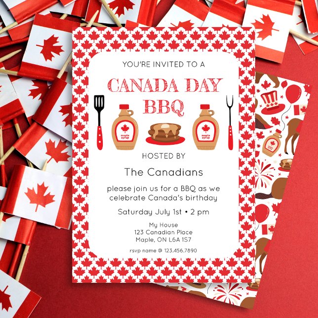 Canada Day BBQ Invitation (Creator Uploaded)