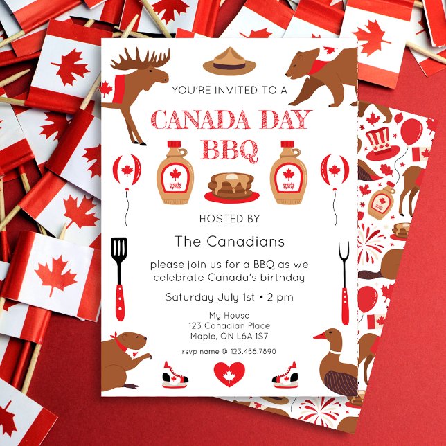 Canada Day BBQ Invitation (Creator Uploaded)