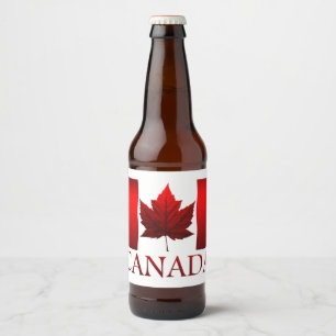 Canada Day Beer Labels Custom Canada Liquor Bottle