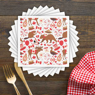 Canada Day Canadian Napkin