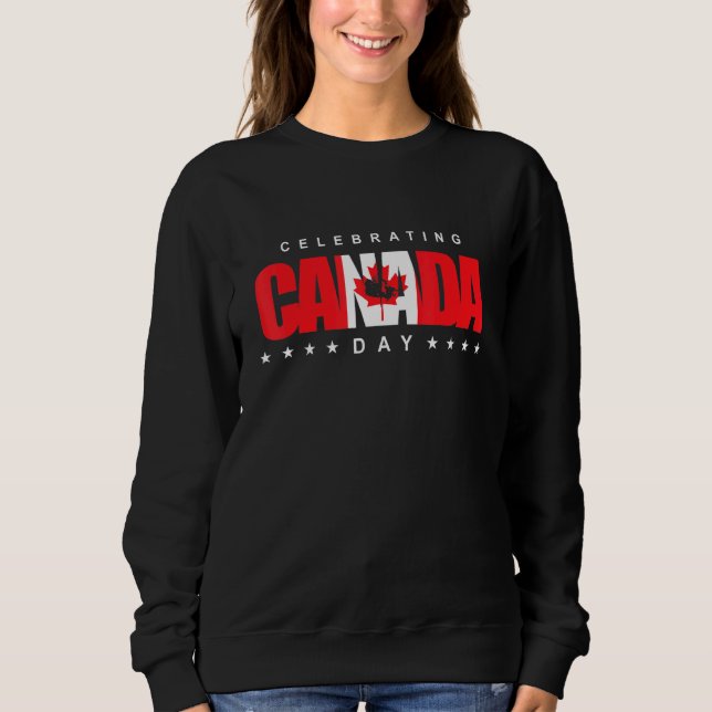 Canada Day Canadian National Day Sweatshirt (Front)