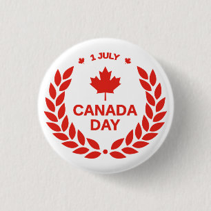 Canada Day Celebration-24658 3 Cm Round Badge