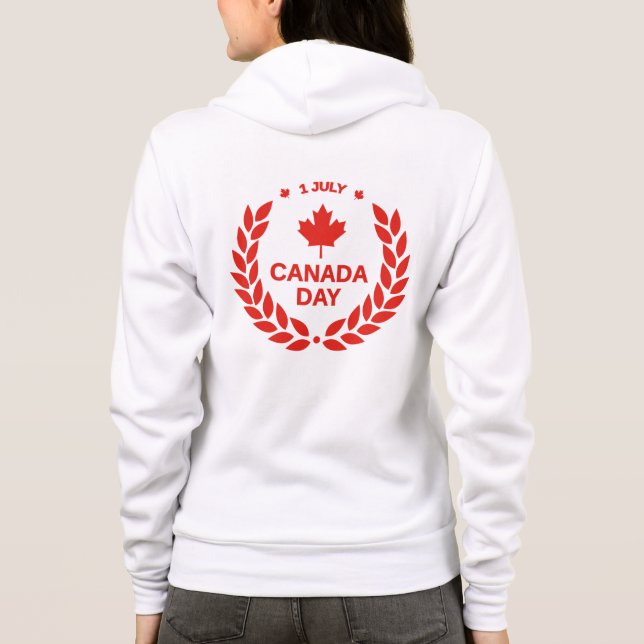 Canada Day Celebration-24658 Hoodie (Back)