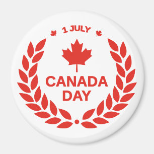 Canada Day Celebration – Canadian July 1st Party Magnet