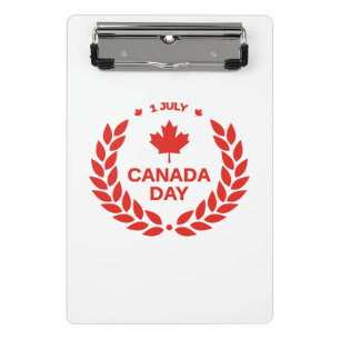 Canada Day Celebration Mini Clipboard