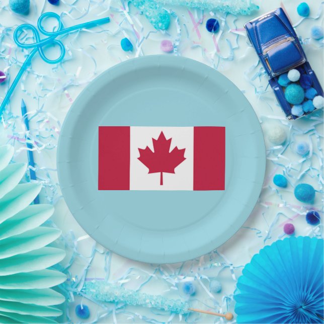 Canada Day Celebration Party Plate (Party)