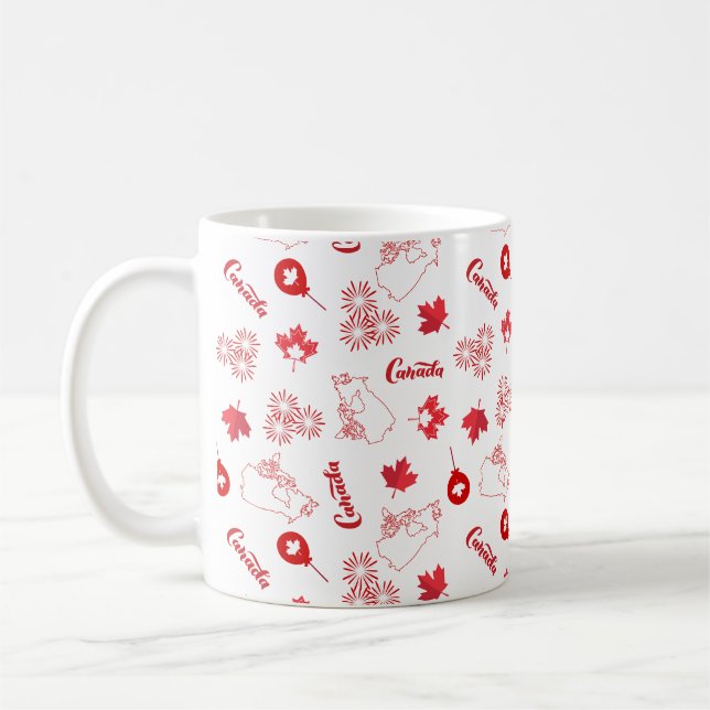 Canada Day Coffee Mug (Left)