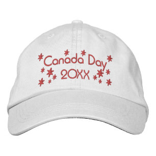 Canada Day Embroidered Hat