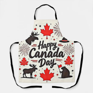 Canada Day Fun Vibes Apron