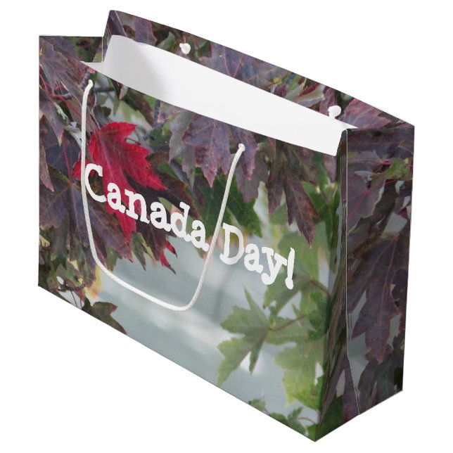 Canada Day Gift Bag (Front Angled)