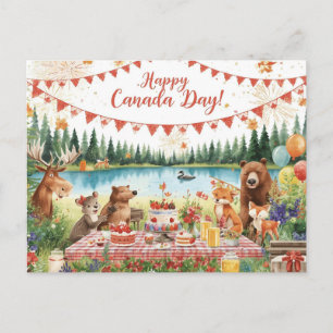 Canada Day Holiday Postcard