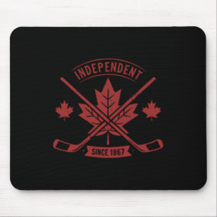 Canada Day - Independent Since 1867 - Clic Canada Mouse Pad