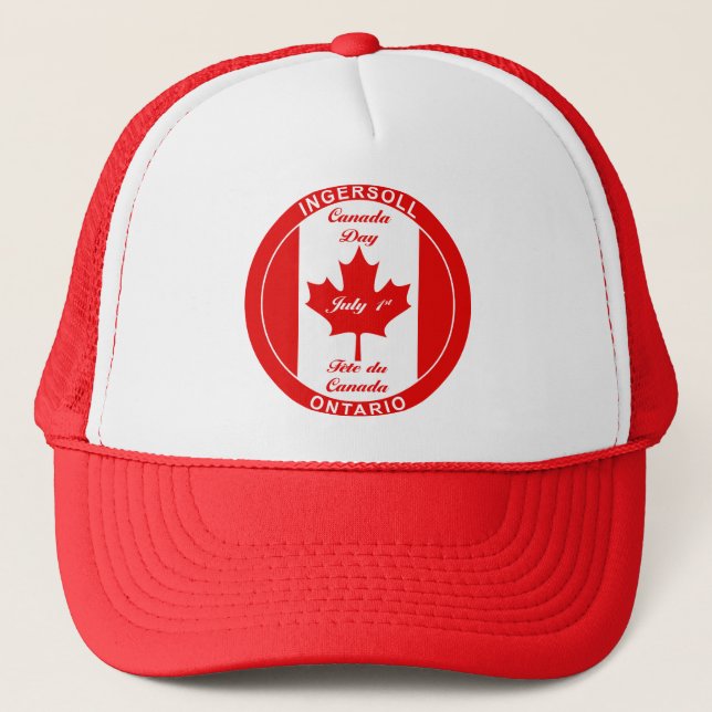 CANADA DAY INGERSOLL Baseball Cap (Front)