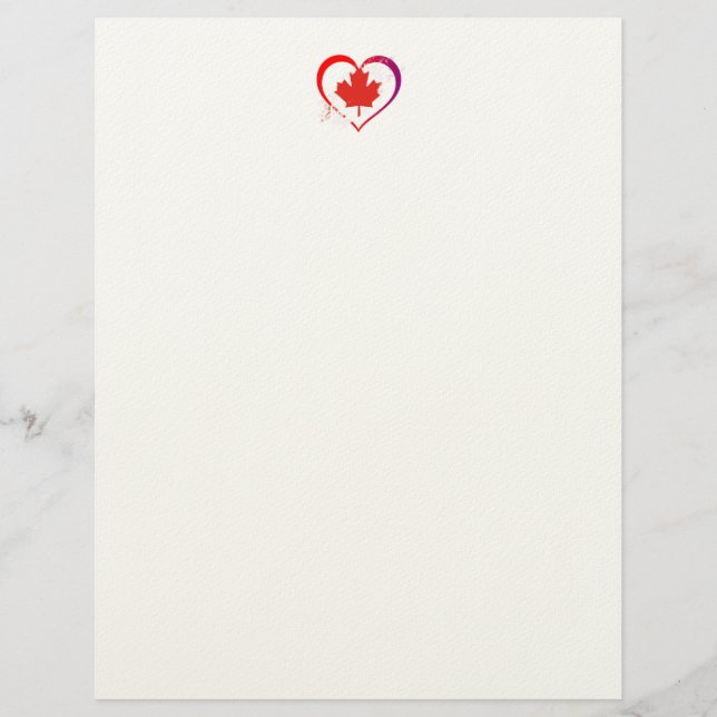 Canada Day Letterhead (Front)