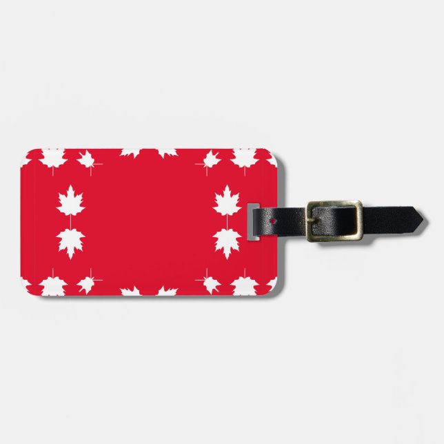 canada day luggage tag (Front Horizontal)