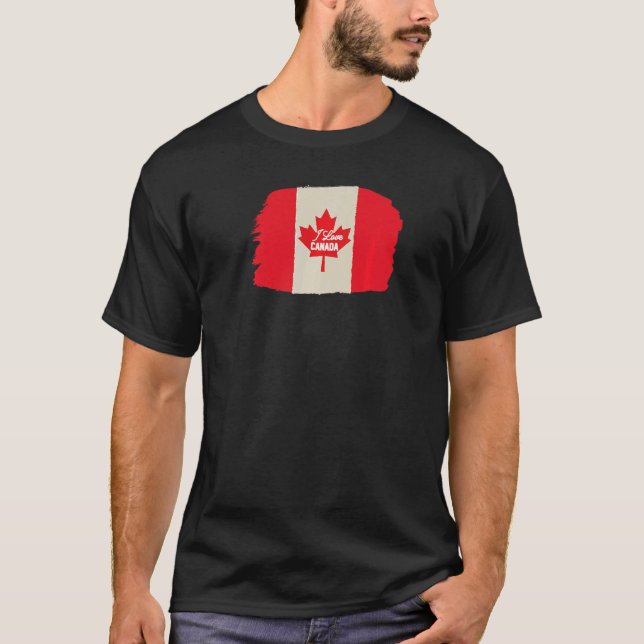 Canada Day maple leaf Flag History T-Shirt (Front)