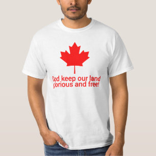 Canada Day   Maple Leaf   God Keep Our Land ,canad T-Shirt