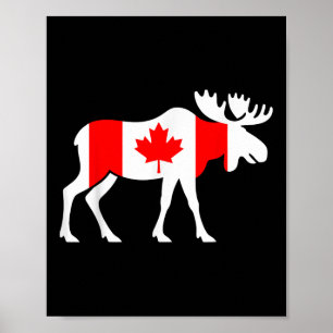 Canada Day Maple Leaf Kids Youth Toddler Boy Girl Poster