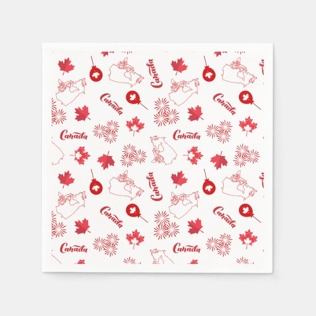 Canada Day Napkin (Front)