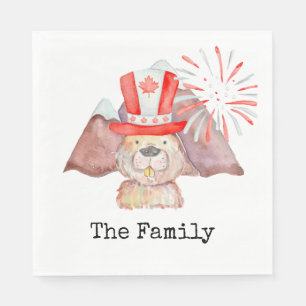 Canada Day Napkin