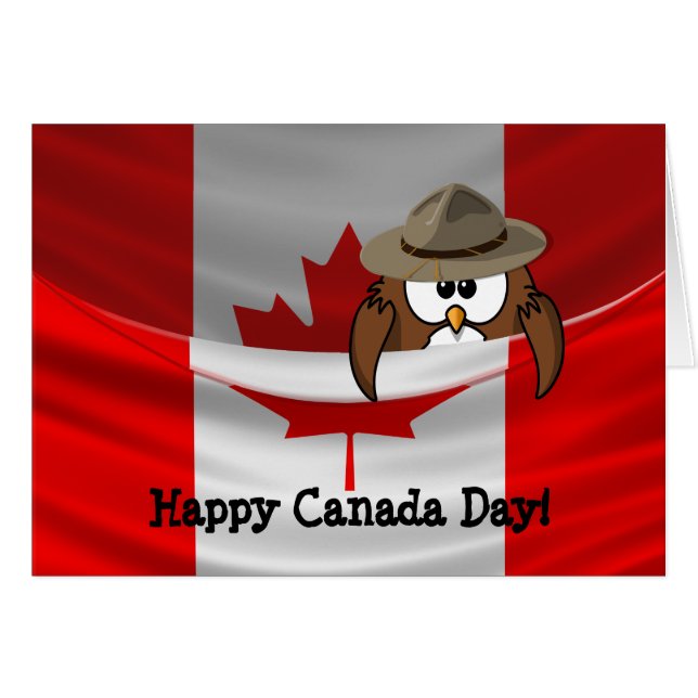 Canada Day owl (Front Horizontal)