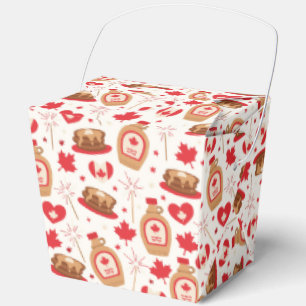 Canada Day Party Favor Box