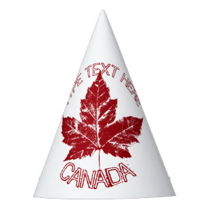Canada Day Party Hats Personalised 