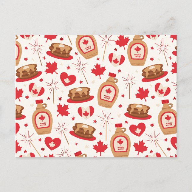 Canada Day Party Postcard (Front)