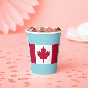 Canada Day Party Supplies, Paper Cups