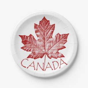 Canada Day Plates Canada Maple Leaf Paper Plates