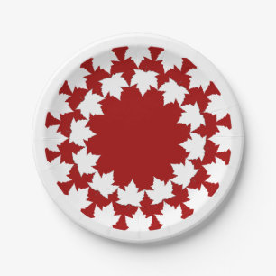 Canada Day Plates Canada Maple Leaf Paper Plates