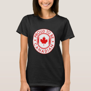 Canada Day Proud Canadian Team Canada Flag Maple T-Shirt