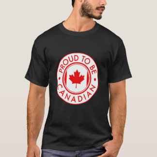 Canada Day  Proud Canadian Team Canada Flag Maple  T-Shirt
